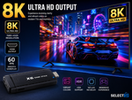 8K gaming experience with vivid colors