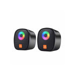 Mini USB Speaker With 6w Power Kisonli X11 RGB Gamer PC Speakers for Office, Home, Portable Speakers