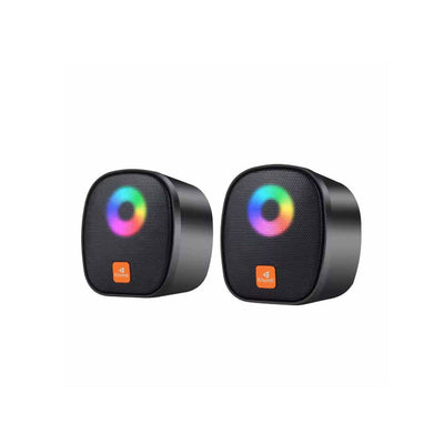 Mini USB Speaker With 6w Power Kisonli X11 RGB Gamer PC Speakers for Office, Home, Portable Speakers