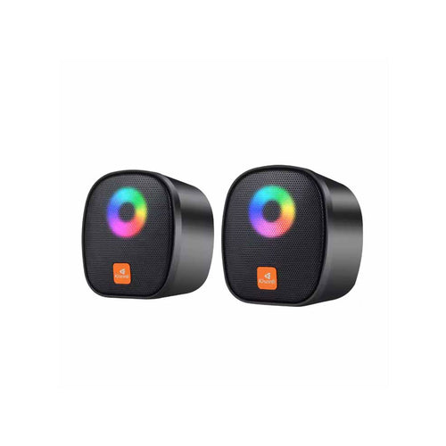 Mini USB Speaker With 6w Power Kisonli X11 RGB Gamer PC Speakers for Office, Home, Portable Speakers