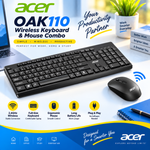Acer OAK110 Wireless Keyboard Mouse Combo 2.4GHz