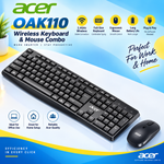Acer Wireless Keyboard and Mouse Combo OAK110