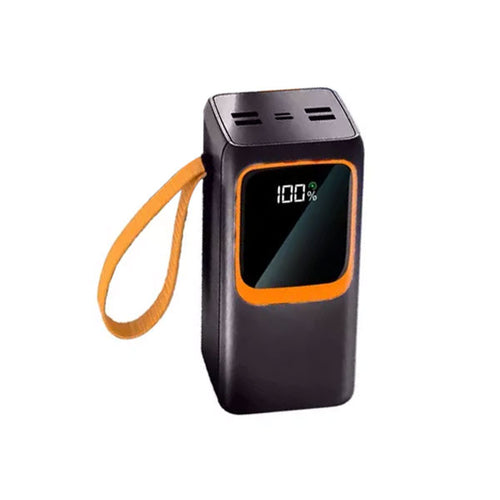 Aspor A350 50000mAh 22.5W Fast Charging Power Bank with Built-in Cables & Flashlight