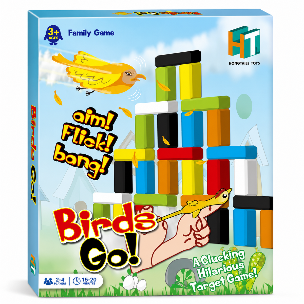 Birds Go Game for Kids Interactive Target Board Game for Family Fun and Indoor Play