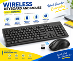 CS4500G 40P Ergonomic Wireless Keyboard and Mouse