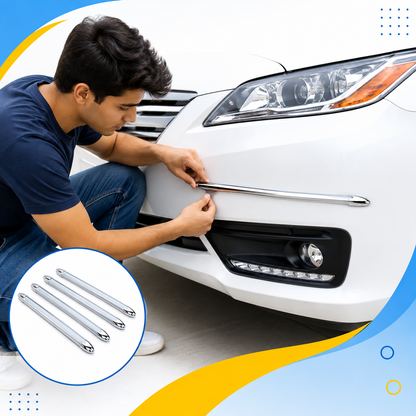 Car Door Protector Long Strip Adhesive Anti-Scratch Bumper Guard Trim