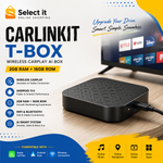 Carlinkit T-box Apple CarPlay Android Auto Wireless AI Box 2+16GB