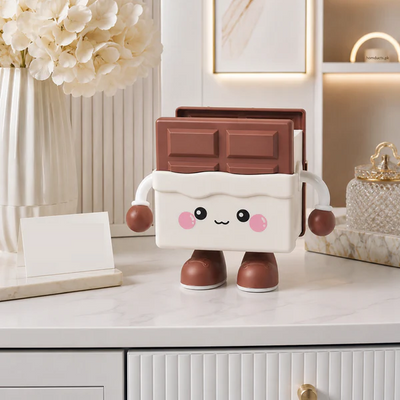 Multi Shape Pen holder - Cute Cartoon Bread & Biscuit Pen Holder Organizer for Desk