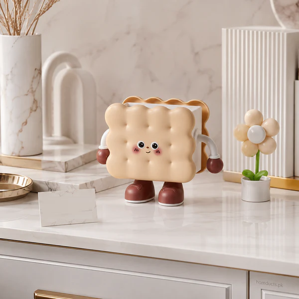 Multi Shape Pen holder - Cute Cartoon Bread & Biscuit Pen Holder Organizer for Desk