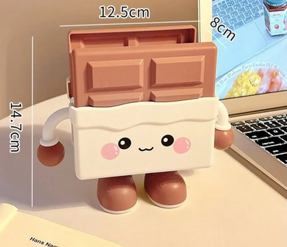 Multi Shape Pen holder - Cute Cartoon Bread & Biscuit Pen Holder Organizer for Desk