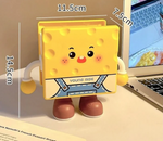 Multi Shape Pen holder cartoon bread and biscuit design desk organizer with compartments for pens and accessories