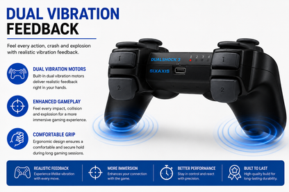 DualShock 3 controller features and benefits