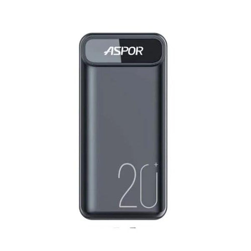 Aspor A396 PD 20000mAh 22.5W Fast Charging Power Bank Portable Charger High Quality