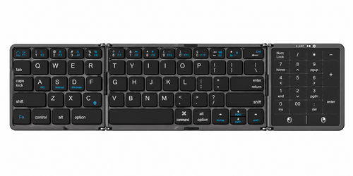 Folding Touchpad Wireless Keyboard B089ST | Foldable Keyboard with Touchpad for PC, Tablet & Laptop