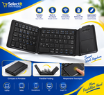 Foldable Leather Cover Keyboard DF012T for Laptop and Tablet