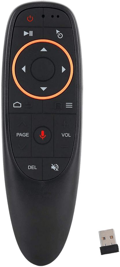 G10S wireless air mouse remote control with voice command for Smart TV Android TV box PC and laptop gaming and media control