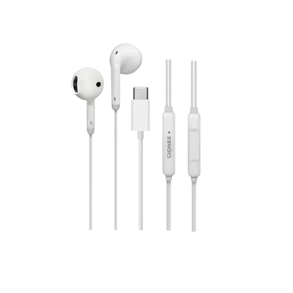 GIONEE original wired earphones with mic 3.5mm stereo bass headset for Android gaming music and calls with comfortable in-ear design