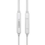GIONEE original wired earphones with mic 3.5mm stereo bass headset for Android gaming music and calls with comfortable in-ear design