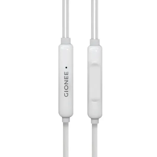 GIONEE original wired earphones with mic 3.5mm stereo bass headset for Android gaming music and calls with comfortable in-ear design