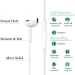 In-ear wired earphones with Lightning 8 Pin connector and microphone compatible with iPhone 14 13 12 11 and iPhone X