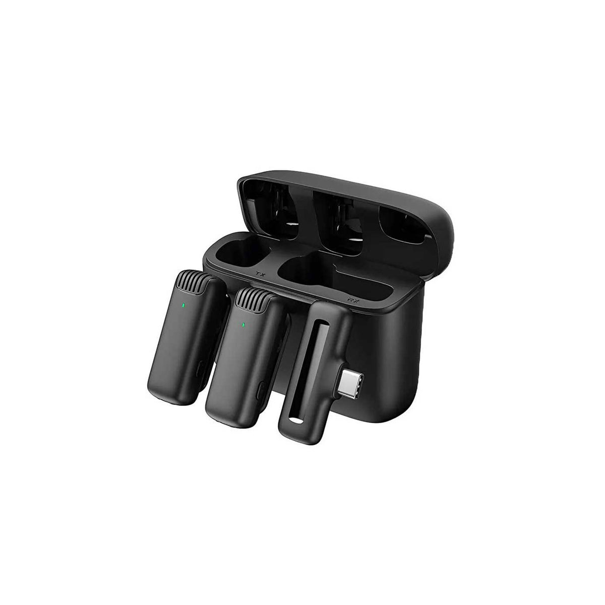 J13 Type-C dual wireless lavalier microphone with charging case