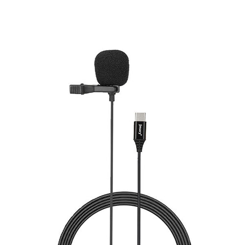 JMARY MC-R2 Type-C Professional Lavalier Microphone for Android | Clip-On Mic for YouTube, Interview & Live Streaming