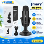 Jmary MC-PW8 Professional USB Condenser Microphone Noise Reduction Podcast Gaming Streaming