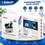 Jmary MW-15 2.4G wireless microphone for vlogging and interviews