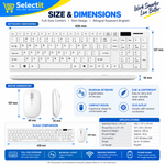K06 wireless keyboard mouse set for home and office
