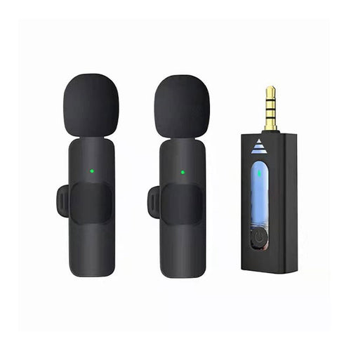 K35 High Quality Wireless Dual Microphone For Mobile Phone And Camera - Vlogging, YouTube, Instagram Live Microphone