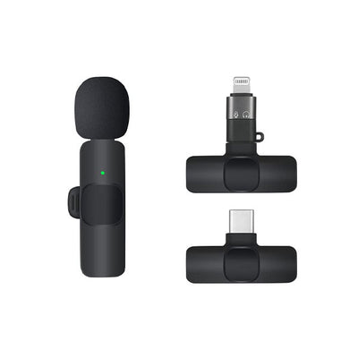 K9 Collar Wireless Microphone iPhone /Android & Type C Supported Wireless Microphone, Vlogging Mic, YouTube Video Recording Microphone