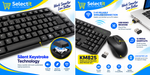 KM825 wireless keyboard mouse combo for home and office