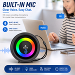 Kisonli S16 TWS Portable Bluetooth Speaker with FM Radio & LED Lights | SelectIt Online Shopping