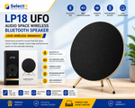 LP18 UFO Audio Space Portable Bluetooth Speaker Black Gold
