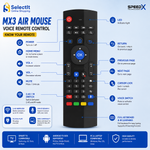 MX3 Smart TV Air Mouse 2.4G Wireless Voice Remote Control
