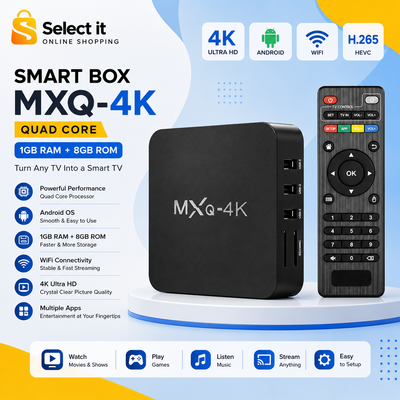 Android TV Box MXQ 4K Smart TV Box Quad Core 1GB RAM 8GB ROM WiFi TV Box