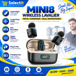 Mini8 RTS wireless dual microphone with noise cancellation and Type-C