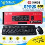 OIJIGE wireless keyboard and mouse set for PC laptop