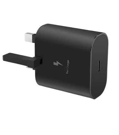 Original Samsung 45W PD PPS Super Fast Charger UK Pin GaN Adapter for Galaxy S24 Ultra S23 S22 S21 and Note20 Ultra