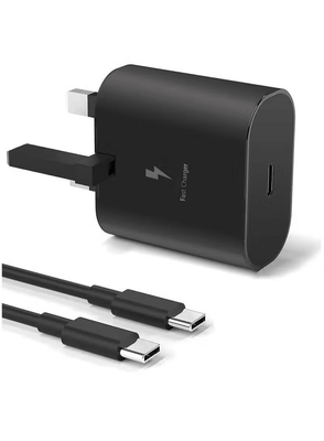 Samsung 45W PD PPS Super Fast Charger UK Pin – Super Fast Charging 2.0 for Galaxy S25, S24, S23 & USB-C Devices