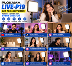 PLOKAMA LIVE-P19 700 LED Professional Fill Light Panel