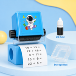Roller Math Practice Stamp for Addition, Subtraction, Multiplication and Division Educational Learning Toy