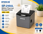 SPEED-X SP-210UL USB LAN POS Receipt Printer
