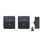 SX8 Dual Wireless Lavalier Microphone for iPhone & Type-C