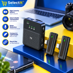 SX8 noise reduction lavalier microphone for content creators