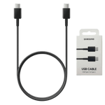 Black Original Samsung Type-C to Type-C fast charging cable 100CM for Samsung Galaxy and Android devices