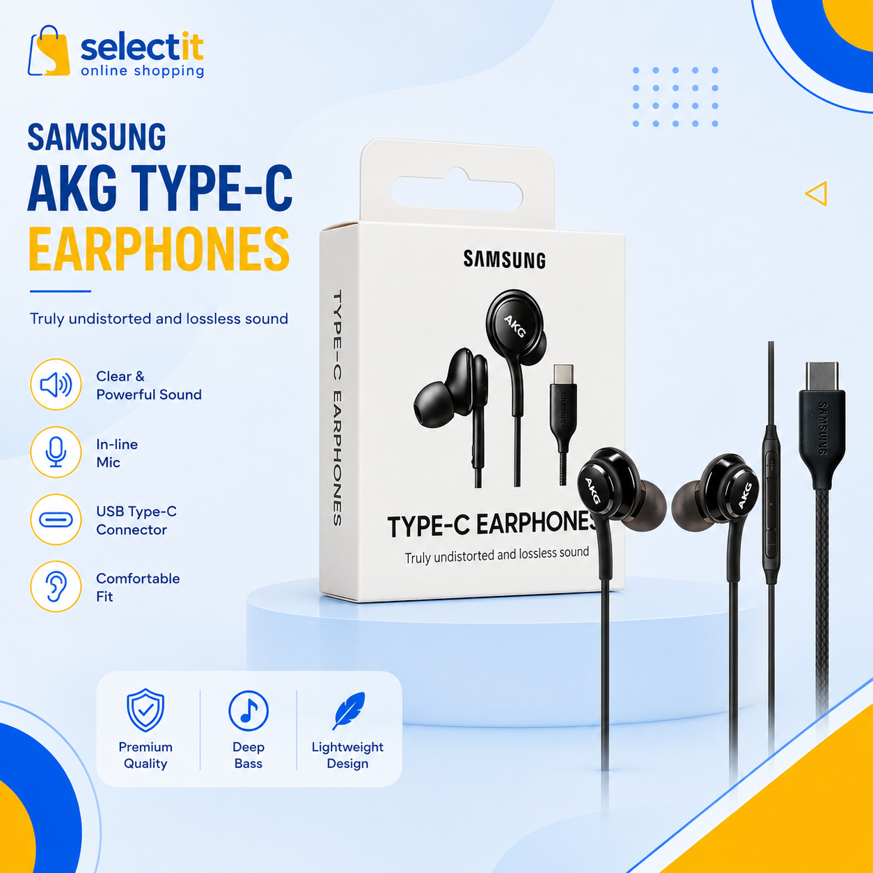 Samsung Galaxy Buds3 Pro R630 + FREE Original AKG USB Type-C Earphones | Premium Audio Bundle