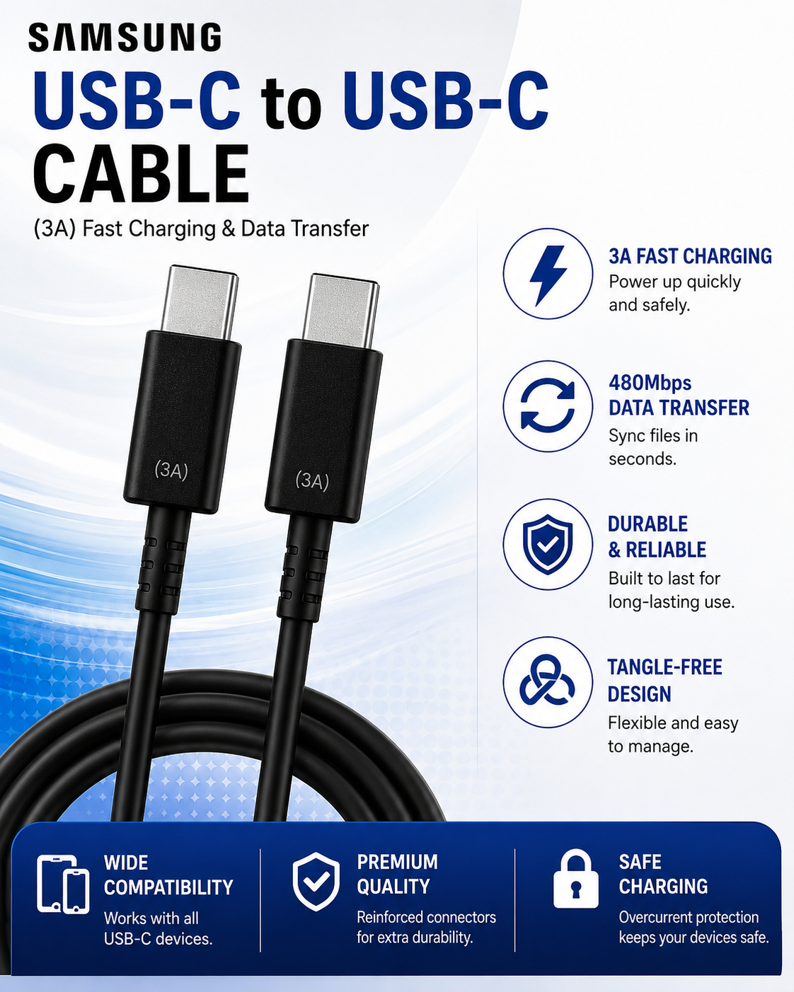 Samsung 45W PD PPS Super Fast Charger UK Pin – Super Fast Charging 2.0 for Galaxy S25, S24, S23 & USB-C Devices