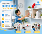 Small Telescopic Microfiber Wall Duster Cleaning Brush