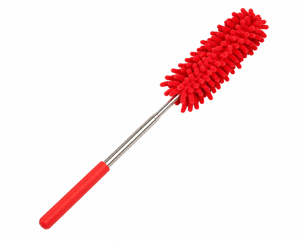 Small Telescopic Microfiber Wall Duster with an extendable handle